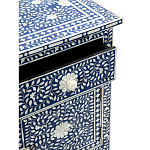 Комод инкрустация костью ORIENTAL Indian синий орнамент варинант исполнения - 6 | Loft Concept в Костроме