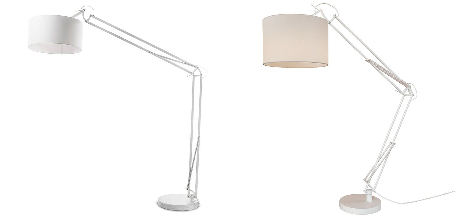 Торшер Garner Floor lamp white Торшер Garner Floor lamp white - Loft-Concept в Костроме