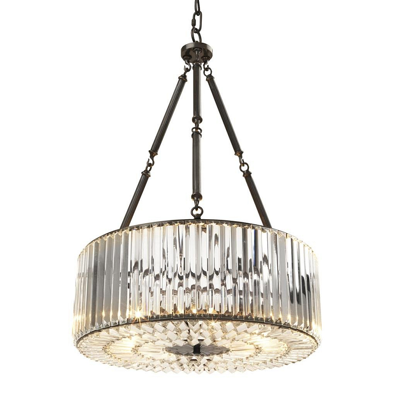 Люстра Chandelier Infinity Bronze Темная бронза Прозрачный (Transparent) Люстра Chandelier Infinity Bronze Темная бронза Прозрачный (Transparent) в Костроме | Loft Concept