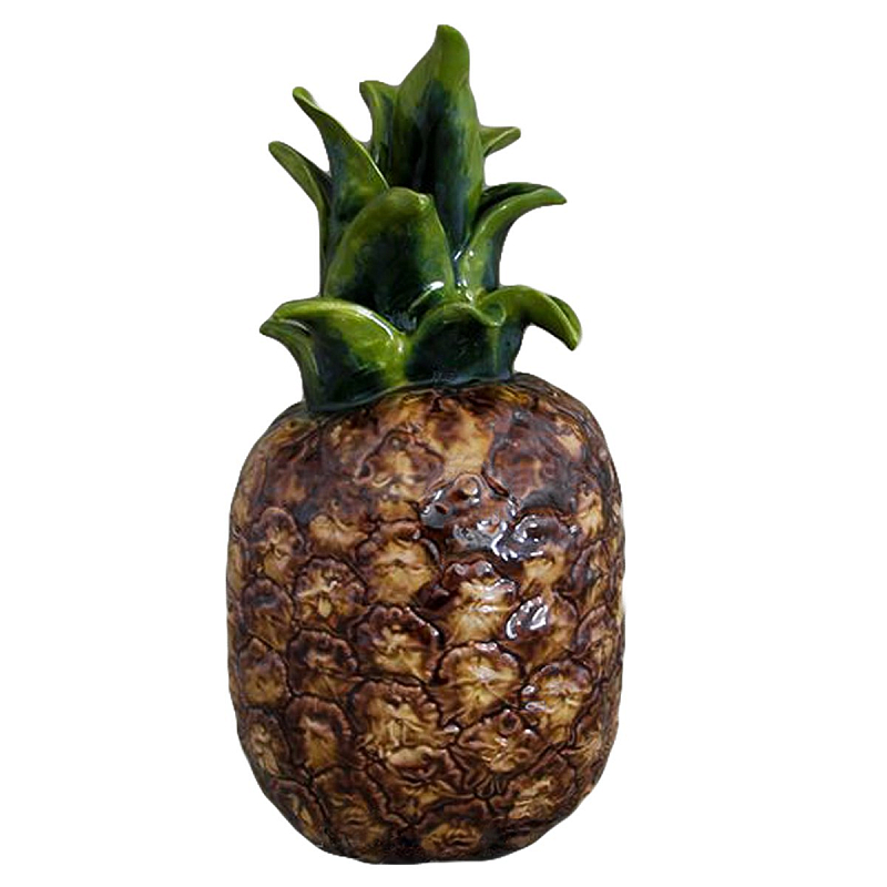 Статуэтка Porcelain Pineapple Коричневый Статуэтка Porcelain Pineapple Коричневый в Костроме | Loft Concept