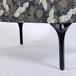 Банкетка с принтом из журавлей Crane варинант исполнения - 4 | Loft Concept в Костроме