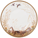 Чайная пара из фарфора с изображением утки и лисы 300 мл Hunting Porcelain Collection варинант исполнения - 2 | Loft Concept в Костроме