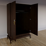 Платяной шкаф Elsa Dreams Walnut с 2-мя фасадами варинант исполнения - 1 | Loft Concept в Костроме