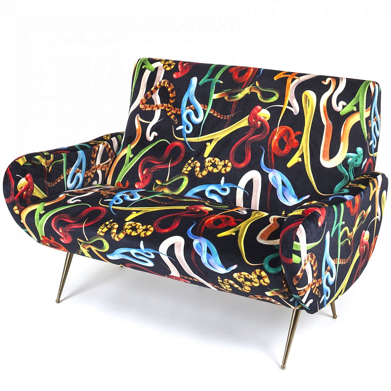 Диван Seletti Sofa Two Seater Snakes Мульти в Костроме | Loft Concept 