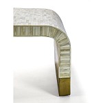 Стол журнальный Белый  BONE INLAY SIDE TABLE-Cream варинант исполнения - 3 | Loft Concept в Костроме