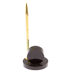 Часы настольные с ручкой из натурального камня Stone Clock варинант исполнения - 3 | Loft Concept в Костроме