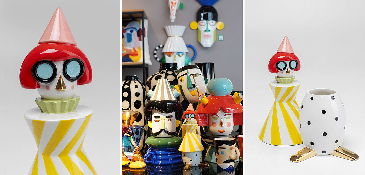 Ваза с крышкой Funny Doll Vase III Ваза с крышкой Funny Doll Vase III - Loft-Concept в Костроме