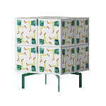 Тумба  с рисунком ShortT Pina Colada Green варинант исполнения - 2 | Loft Concept в Костроме