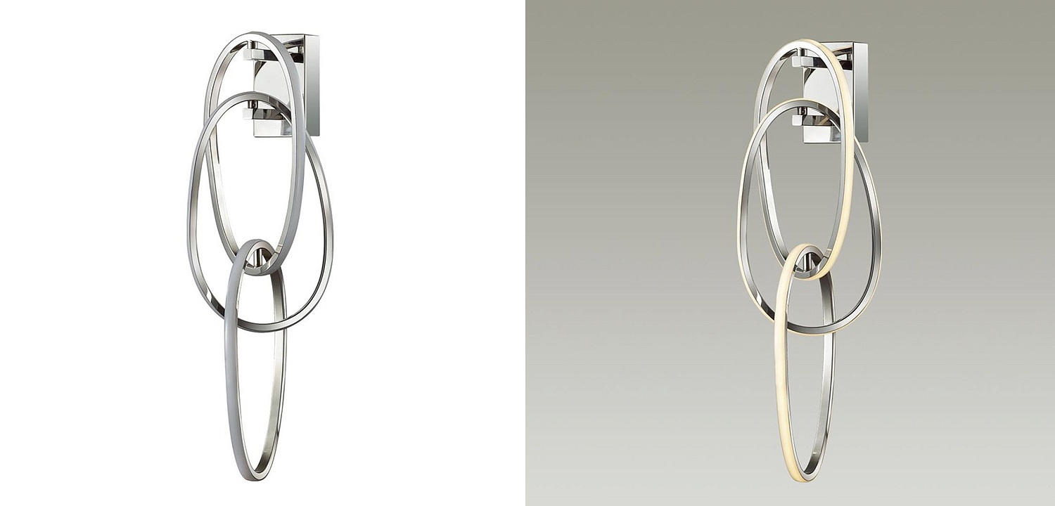 Бра 3 Chain Link Chrome Бра 3 Chain Link Chrome - Loft-Concept в Костроме