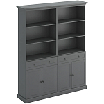 Двойной стеллаж с ящиками и дверцами Percent Rack варинант исполнения - 1 | Loft Concept в Костроме