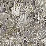 Ткань Jungle Animaux Camoufles Бежевый Велюр N 1147 варинант исполнения - 1 | Loft Concept в Костроме