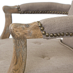 Кресло Aubrey Classical Armchair brown flax варинант исполнения - 4 | Loft Concept в Костроме