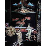 Шкаф черный в китайском стиле  Chinese Cabinet Black варинант исполнения - 2 | Loft Concept в Костроме