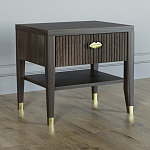 Прикроватная тумбочка с ящиком Elsa Dreams Walnut варинант исполнения - 1 | Loft Concept в Костроме