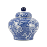 Ваза с крышкой в китайском стиле Гранатовое дерево Blooming Pomegranate варинант исполнения - 9 | Loft Concept в Костроме