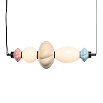 Подвесной светильник фигруный с керамическими элементами 18W LED Fragrant Light варинант исполнения - 2 | Loft Concept в Костроме