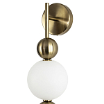 Бра с плафонами шарами из акрила и металла Crystal Globule Spheres Wall Lamp варинант исполнения - 2 | Loft Concept в Костроме