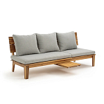 Садовый диван-трансофрмер Kate серый варинант исполнения - 1 | Loft Concept в Костроме