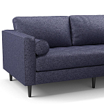 Мебельная ткань Шенилл синий цвет 138 см T4-33 варинант исполнения - 5 | Loft Concept в Костроме