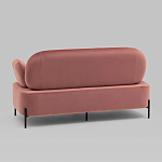 Диван в велюровой обивке цвета пыльная роза COLOR BLOCK варинант исполнения - 4 | Loft Concept в Костроме