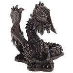 Декоративная статуэтка Дракон Dragon Dark Bronze Statuette варинант исполнения - 3 | Loft Concept в Костроме