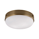 Потолочный светильник круглой формы с белым выпуклым матовым плафоном Feiss варинант исполнения - 1 | Loft Concept в Костроме