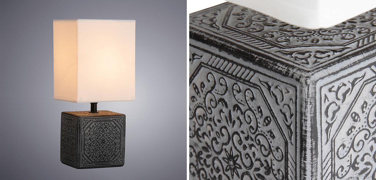 Настольная лампа Lazio Black Table Lamp Настольная лампа Lazio Black Table Lamp - Loft-Concept в Костроме
