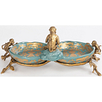 Блюдо двойное из фарфора Crogy варинант исполнения - 4 | Loft Concept в Костроме