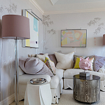 Обои ручная роспись Bamboo Special Colourway on Natural Mica metallic silk варинант исполнения - 1 | Loft Concept в Костроме