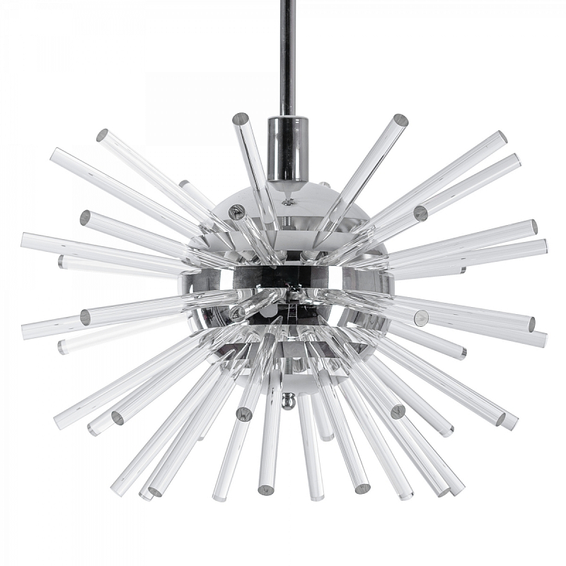 Bakalowits Miracle Sputnik Chandelier with Crystal Glass Rods Хром Прозрачное Стекло Bakalowits Miracle Sputnik Chandelier with Crystal Glass Rods Хром Прозрачное Стекло в Костроме | Loft Concept
