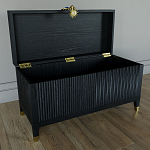 Большой дизайнерский Сундук Elsa Dreams Black варинант исполнения - 2 | Loft Concept в Костроме