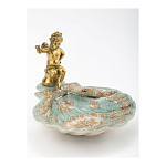 Блюдо с бронзовым ангелом Porcelain Angels of Paradise варинант исполнения - 2 | Loft Concept в Костроме