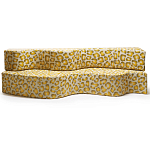 Дизайнерский модульный диван волнистой формы с цветным принтом Poltronova Superonda Sofa варинант исполнения - 3 | Loft Concept в Костроме