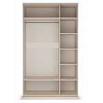 Шкаф трёхдверный с 2-мя зеркальными дверками Satin Furniture варинант исполнения - 2 | Loft Concept в Костроме