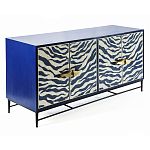 Буфет в гостиную с инкрустацией Bone Inlay Deco Sideboard - Orleans ZEBRA варинант исполнения - 1 | Loft Concept в Костроме