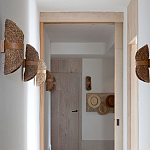 Бра плетеное из ротанга Chainmail варинант исполнения - 3 | Loft Concept в Костроме