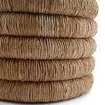 Плетеная корзина с крышкой из плетеного бананового дерева Zuwena Wicker Basket варинант исполнения - 5 | Loft Concept в Костроме