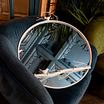 Зеркало настенное в раме белого цвета с декором птица на ветке Mirror Portal варинант исполнения - 3 | Loft Concept в Костроме