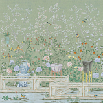 Обои ручная роспись Temple Newsam Mercury Grey варинант исполнения - 1 | Loft Concept в Костроме