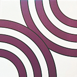 Дизайнерская плитка с узором Мишень варинант исполнения - 2 | Loft Concept в Костроме