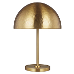 Настольная лампа с полусферическим абажуром золотого цвета Generation Lighting варинант исполнения - 1 | Loft Concept в Костроме