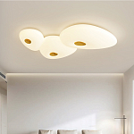 Потолочный светильник с тремя овальными матовыми плафонами TRIDalmen варинант исполнения - 1 | Loft Concept в Костроме