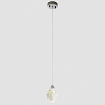 Подвесной светильник с хрустальным плафоном хром Esme Crystal Chrome Hanging Lamp варинант исполнения - 2 | Loft Concept в Костроме