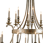 Люстра большая двухъярусная на 30 ламп Grand Chandelier варинант исполнения - 1 | Loft Concept в Костроме