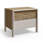 Тумба 2 ящика с подсветкой на рельефном фасаде Warm Industrial варинант исполнения - 7 | Loft Concept в Костроме