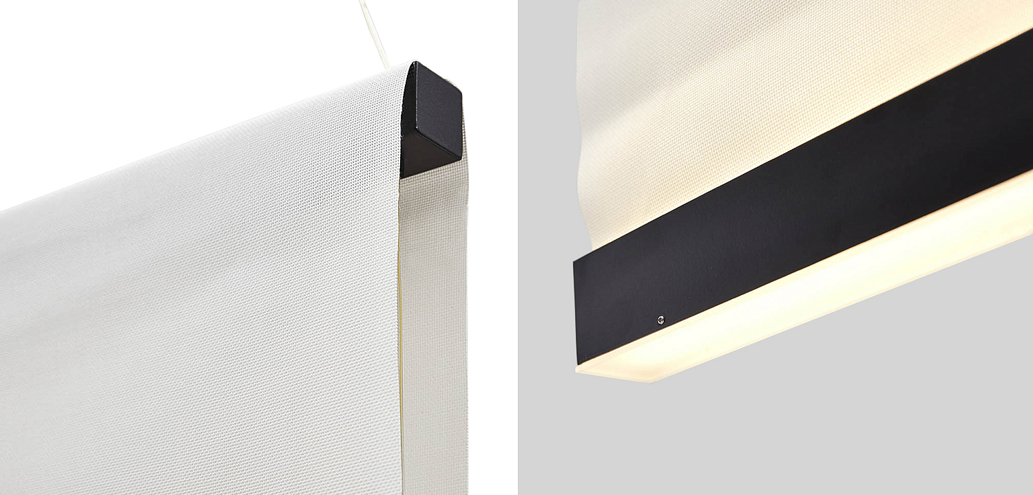 Дизайнерский подвесной светильник из текстиля CANVAS HANGING LAMP 30 Дизайнерский подвесной светильник из текстиля CANVAS HANGING LAMP 30 - Loft-Concept в Костроме
