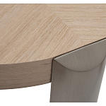 Столик журнальный круглый со светлым шпоном Light Veneer Table варинант исполнения - 2 | Loft Concept в Костроме