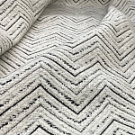 Мебельная ткань Шенилл черно-белый принт 145 см T3-38 варинант исполнения - 1 | Loft Concept в Костроме