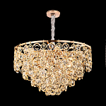 Люстра каскадная с подвесками в форме колец Galaxy of Light варинант исполнения - 6 | Loft Concept в Костроме