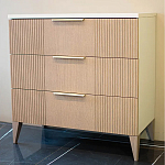 Комод коричневый с 3-мя ящиками на 4-х ножках Harper Line варинант исполнения - 3 | Loft Concept в Костроме